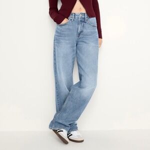 Good American Good 90's High Rise Straight Leg Jeans Indigo599 Blue Size 4 / 27